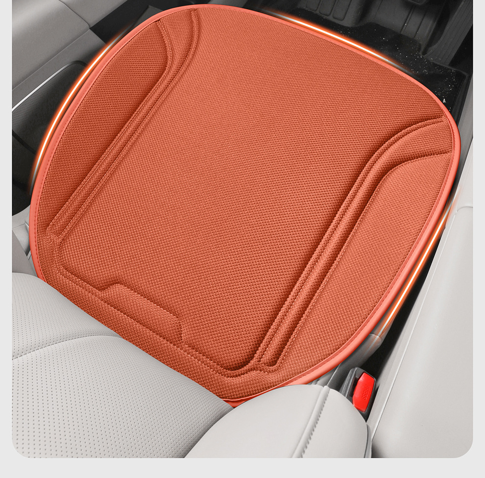 Cross-Border Four-Season Universal Car Seat Cushion New Model Latex Seaweed Fiber Three-Piece Set Non-Slip Summer Breathable Seat Cushion