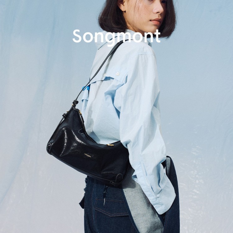 Songm Mountain Series Hobo Bag - Vegetable Tanned Cowhide Commuter Underarm Dumpling Bag For Women - Thumbnail 2