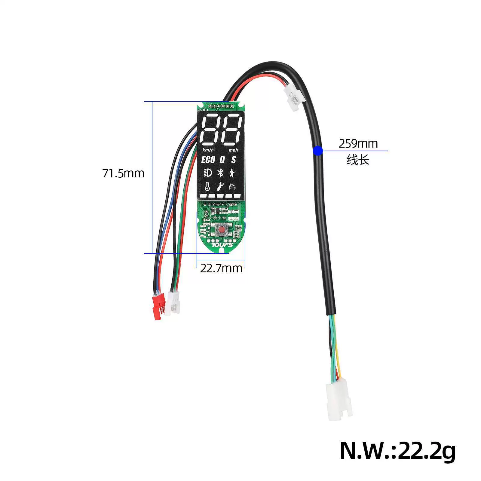 Universal electric scooter, controller, set