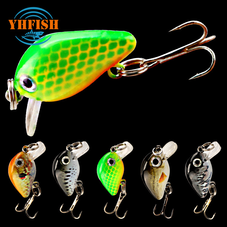 Micro Square Bill Crankbait Lure For Bass Trout Walleye Saltwater Freshwater fishing