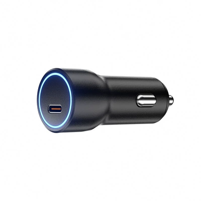 Car Charger Pd45Wqi2 Aluminum Alloy Car Charger Type-C Port Cigarette Lighter Adapter Qi2.2 Car Charger (Siqaret yandırıcısı) - 45w-cigarette-lighter-pd-protocol-qi22