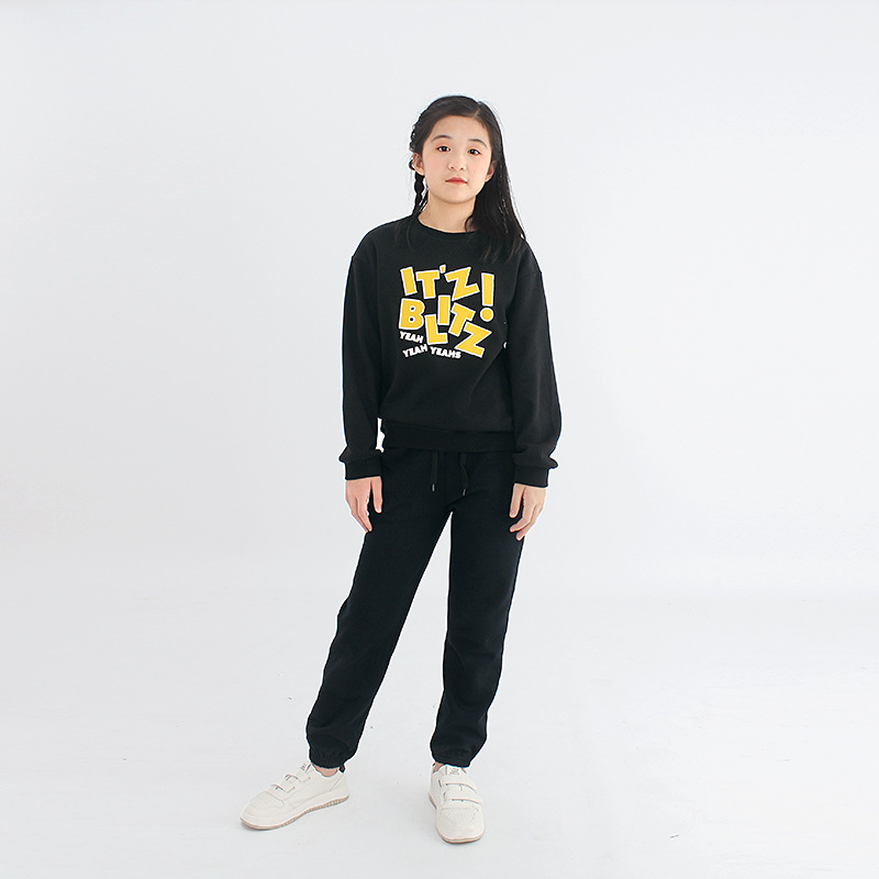 Primavera y otoño ropa de estilo coreano para niños nuevos suéter de manga larga para niños medianos y grandes camisa de fondo engrosada para niños suéter de niñas al por mayor
