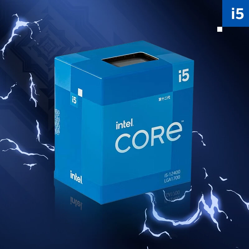 Процессор Core i5-12400 12-го поколения, 6 ядер, 12 потоков, 18 МБ трехуровневой кэш-памяти, установленный в планшетном компьютере