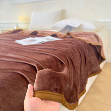 冬季牛奶绒床单单件双面加绒加厚珊瑚绒法兰绒学生宿舍毛毯铺床