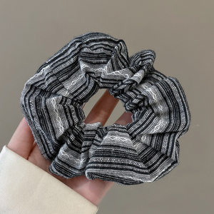 Hermoso, alto valor de la cara, anillo de cabello de intestino grueso de alta calidad, correa de goma francesa, cuerda de cabeza fresca y elástica, cuerda de cabello grande.