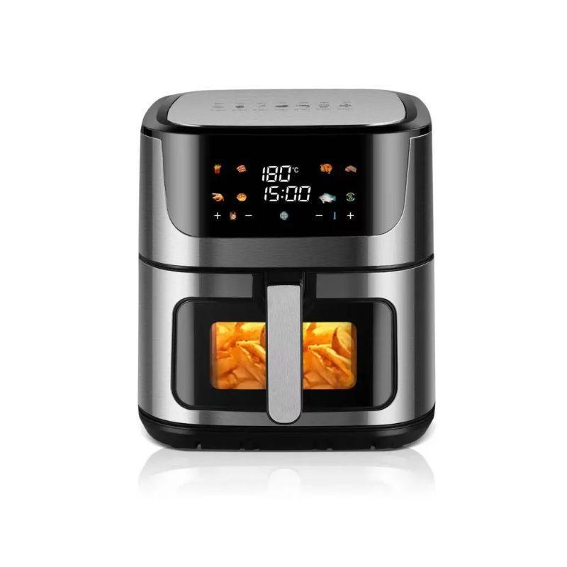 AirFryer跨境8L大容量不锈钢空气炸锅家用智能薯条机多功能电炸锅|undefined