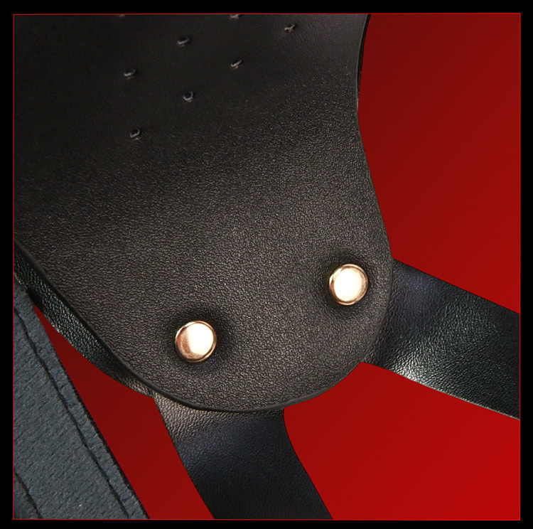 SM Pug Mouth Mask Adult Couples Interactive Toy with Leather and Metal, Flesh Tone — detail image 30