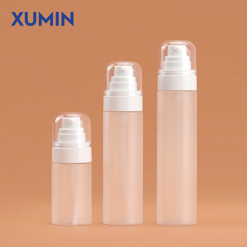 Xumin cosméticos al por mayor botellas de PET prensadas 50ml botellas de emulsión 100 - 120ml botellas de esencia
