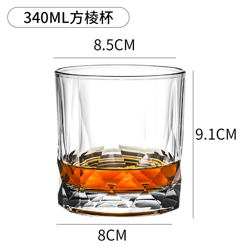 Vidrio de cristal creativo de cóctel de whisky conjunto de tazas de vino clásico tumbler bar cerveza