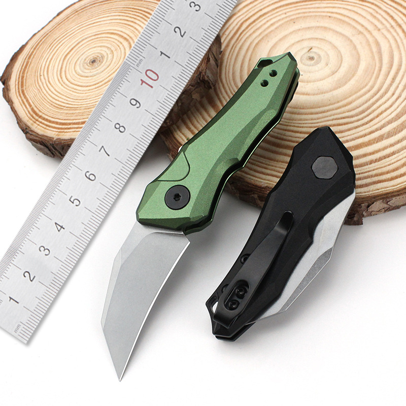 7350卡秀户外刀具野外求生刀航空铝手柄CPM154小刀批发跨境