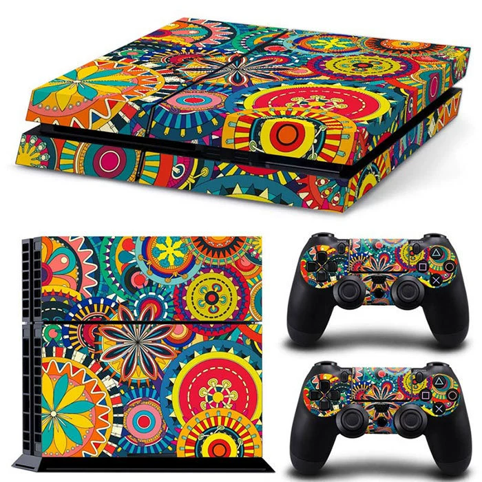 Скины‑наклейки для PS4 — модные мультяшные и стильные дизайны, матовый винил против царапин