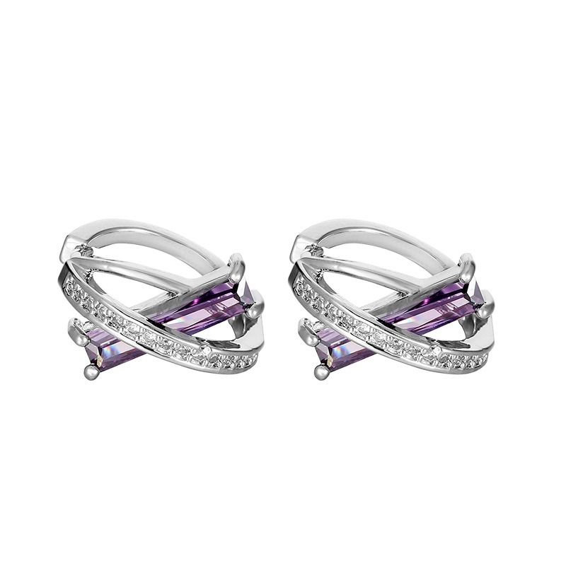 Nicho sentido de diseño de plata esterlina actividad cool guapo aretes de aretes variados para mujeres lujo ligero de alto nivel sensación de cara cuadrada pernos de aretes