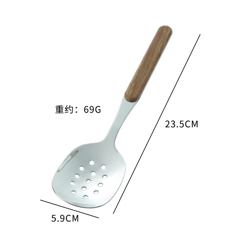 304 ステンレス鋼のナイフ、フォーク、スプーン北欧模造木製ハンドル食器レトロ日本と韓国スタイルのステーキ洋食デザートギフトセット|undefined
