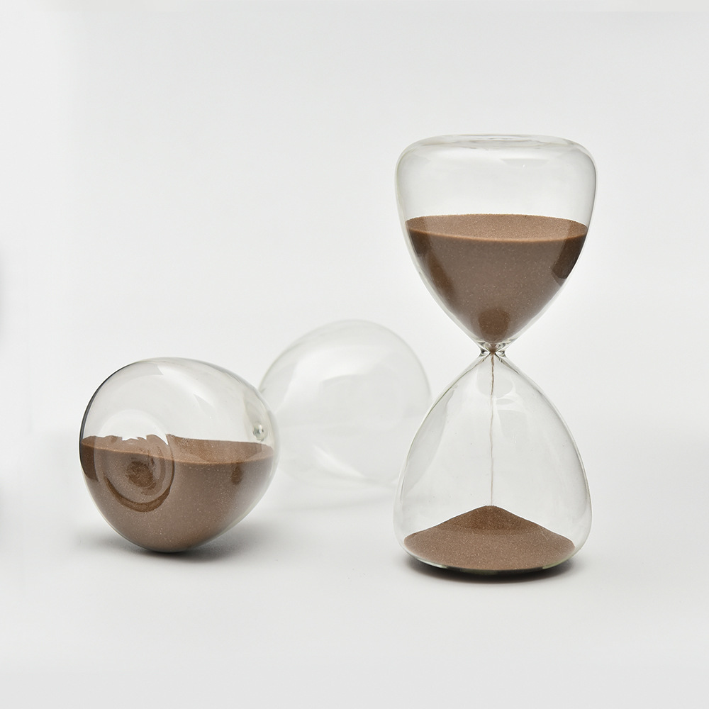 15 minutos de vidrio reloj de arena temporizador reloj de arena redondo regalos creativos para el hogar reloj de arena decoración de viento moderno image 4