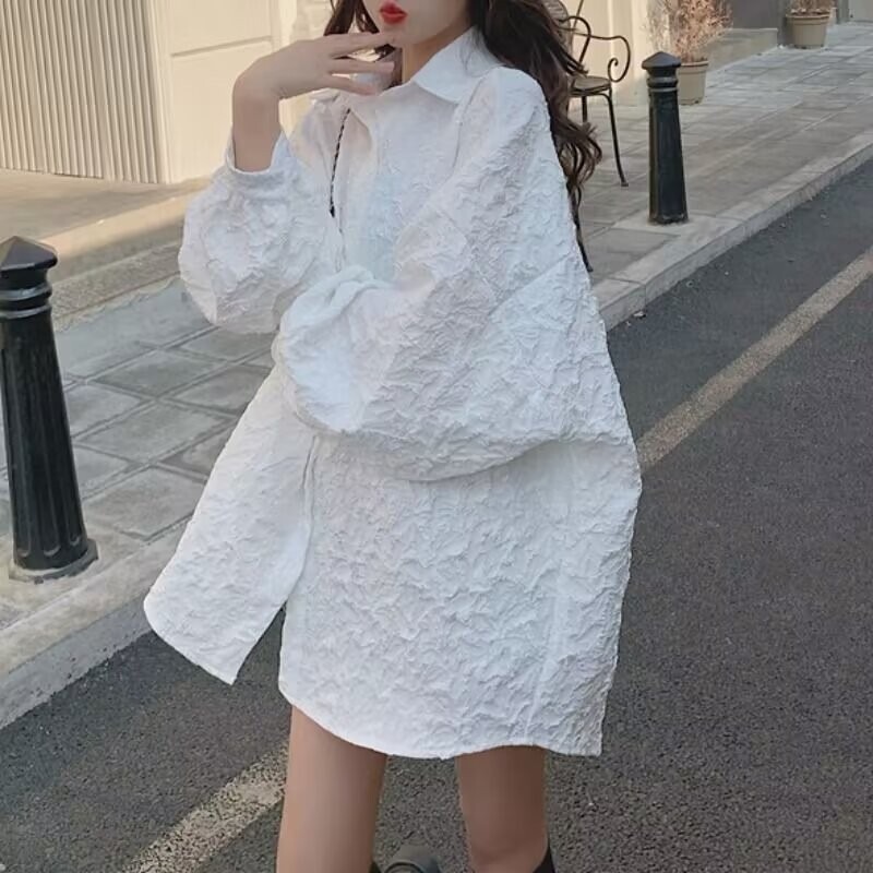 White Shirt Women's Summer 2025 New Design Niche Korean Style Shirt Long-Sleeved Sun Protection Spring & Fall Jacket