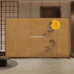 隔断客厅遮挡酒店卧室办公室立体家用折屏可移动折叠新中式屏风