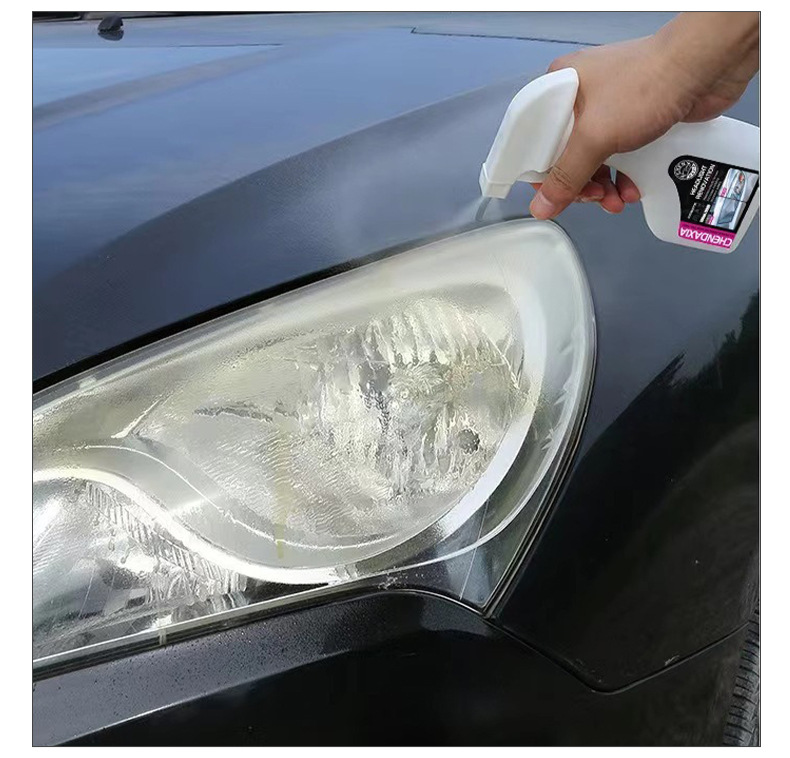 Headlight Refurbishment Kit 180ml Car Headlight Cleaning and Restoration Vehicle Lampshade Cleaning Agent Set