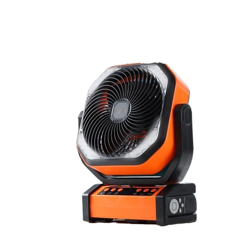 Ventilador Portátil de Escritorio y Colgante con Luz Nocturna y Oscilación para Dormitorio de Estudiantes y Vehículos