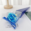 Colorful Simulation 24K Gold Foil Rose Gift Box Single Tanabata Valentine's Day Gift Creative Birthday Manufacturer Cross -border