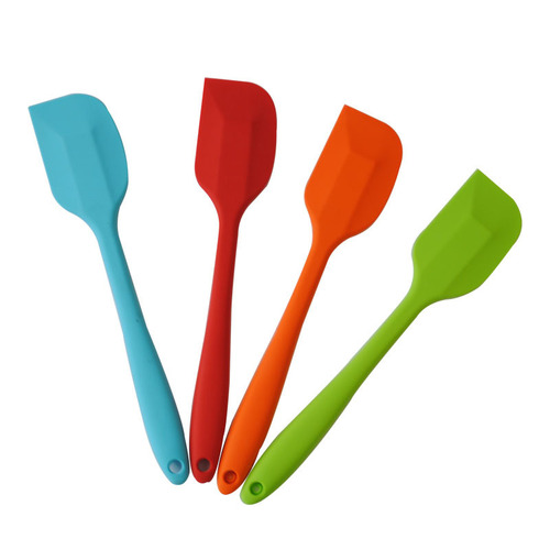 Large one-piece silicone spatula butter knife cream scraper baking tool cake frosting spatula full set butter scraper