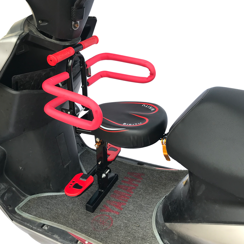 Electric Battery Car Foldableing Kidsren's Seat Front Scooter Motorcycle Electric Motorcycle Baby Safety Seat Stool