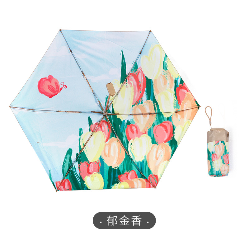 チューリップ-メッキ傘立て