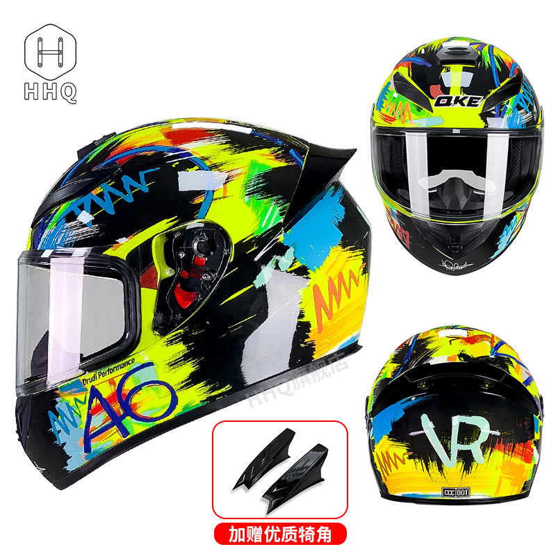 Fábrica motocicleta casco calle bicicleta casco completo hombres y mujeres Four Seasons anti-niebla personalidad invierno motocicleta eléctrica Bluetooth Knight venta al por mayor