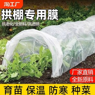 Du Min small arch shed film agricultural special film vegetable garden vegetable seedling vegetable insulation greenhouse plastic cloth thick transparent
