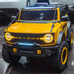 Children's Electric Car, Seating for Boys and Girls, Four-Wheeled Remote Control Car, Music Charging, Self-Driving, Baby Quad Toy Car