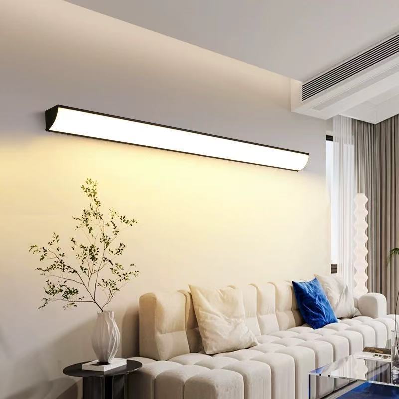 Modern Simple Outdoor Waterproof Strip Wall Lamp Wall Lamp Living Room Bedroom Courtyard Balcony Lamp Terrace Commercial Super Bright