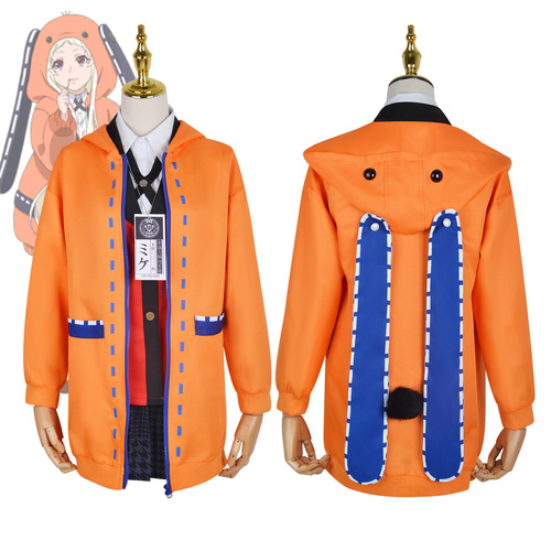 Crazy Gambling Abyss cos suit Huangquan Yue Yuna Luna Yumeko anime costume jacket cosplay Luna