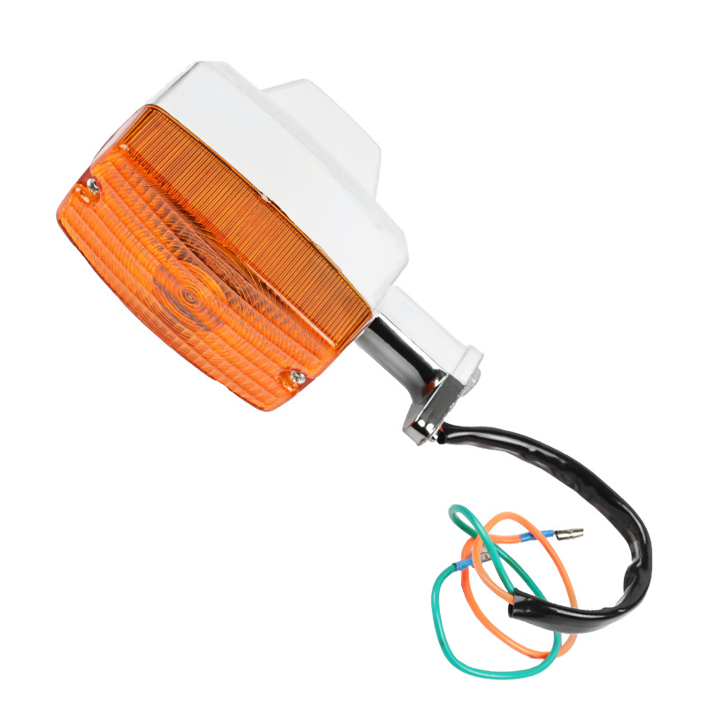 Aplicable a la luz de giro de la motocicleta Suzuki King GS125 luz de dirección Qianjiang QJ125 luz de giro conjunto de bombilla indicadora