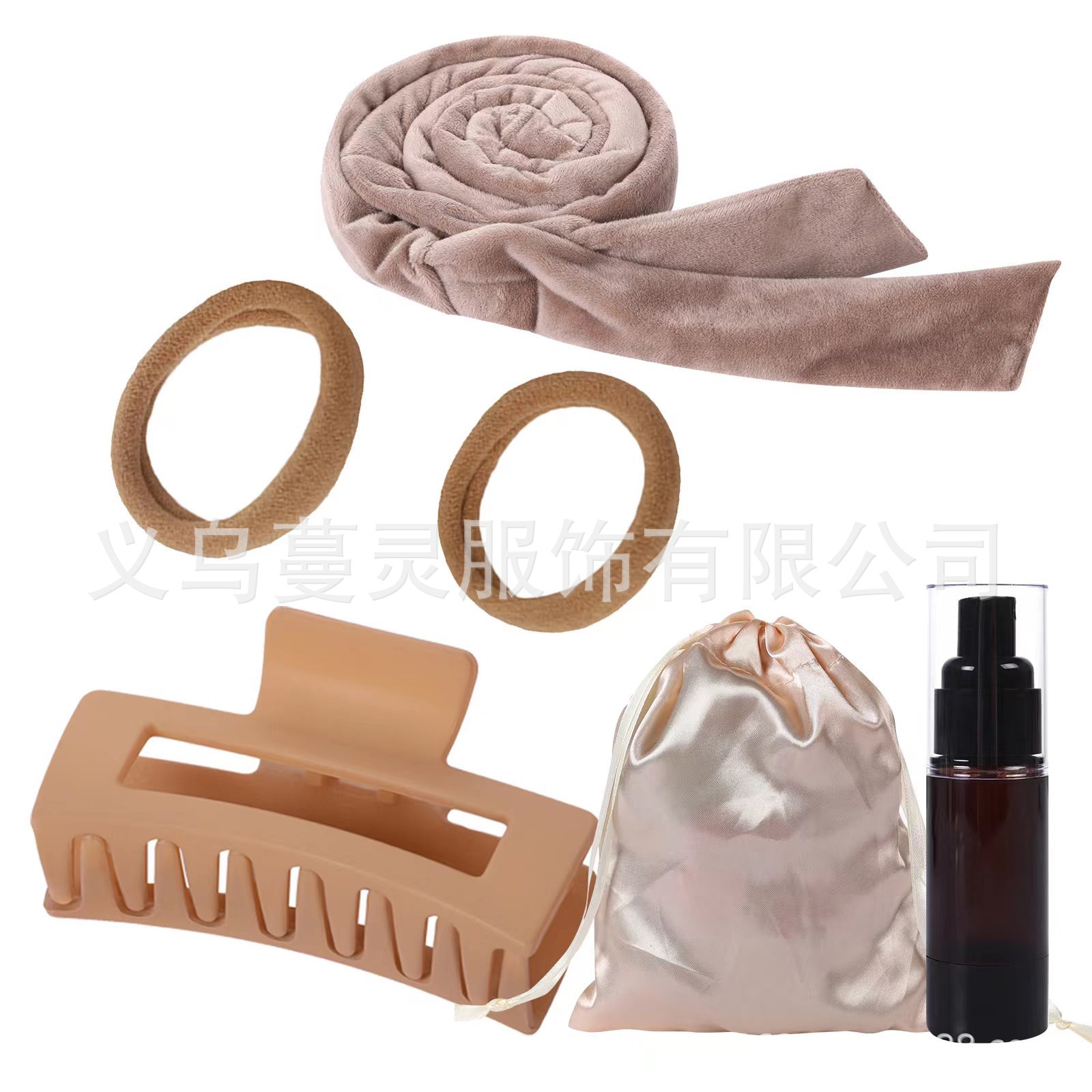 Fabricante Amazon arco rizador de pelo perezoso sueño peluquería onda grande sin calor rizador de pelo diadema