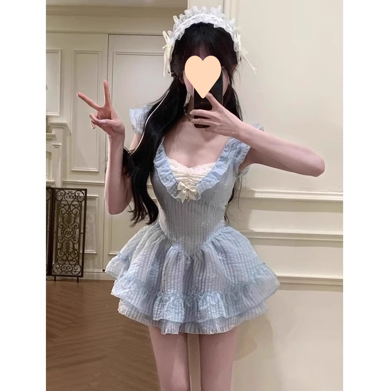 Cute blue summer dress