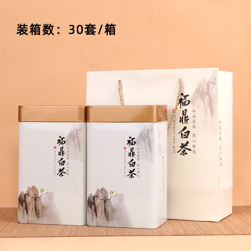 [신상품 할인] 초대형 직사각형 전용 차 정원 푸딩 백차 세트