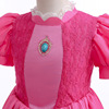 Evening dress, lace children's small princess costume, cosplay, puff sleeves