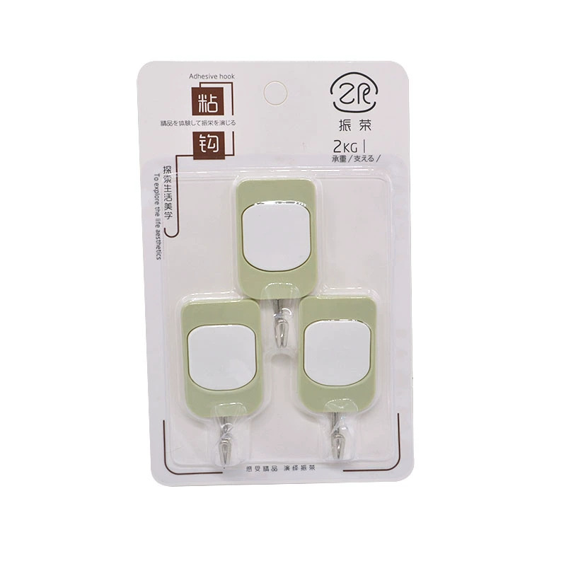 Gancho pegajoso Gancho sin costuras Gancho fuerte Baño Cocina Azulejos Vidrio Sin clavos Sin perforaciones Pegamento para colgar pared