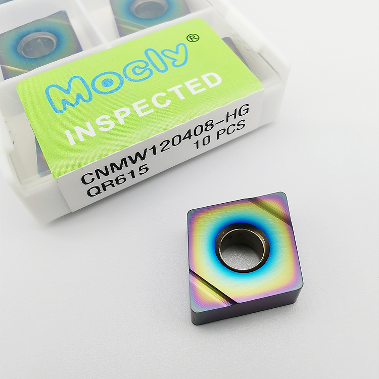 淬火钢68度高硬数控刀片外圆内孔粗精车钨钢合金刀粒桃型三角菱形