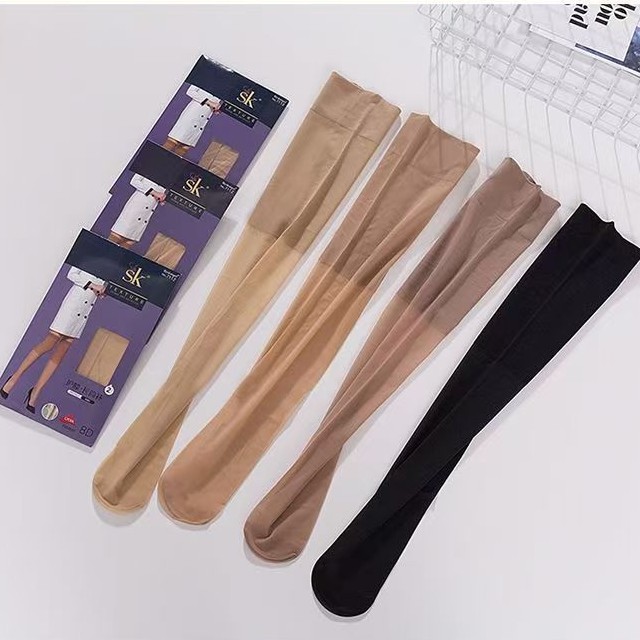 Sk7112 Summer 8D Air-Conditioned Room Knee-Protecting Stockings Ultra-Thin Matte Velvet Cut-To-Size Over-The-Knee Socks