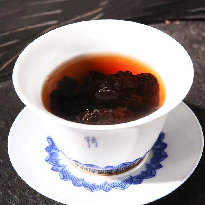 モウ海古木老茶頭2009年プーアル熟茶陳年老茶頭500gバラ茶葉金芽老茶頭