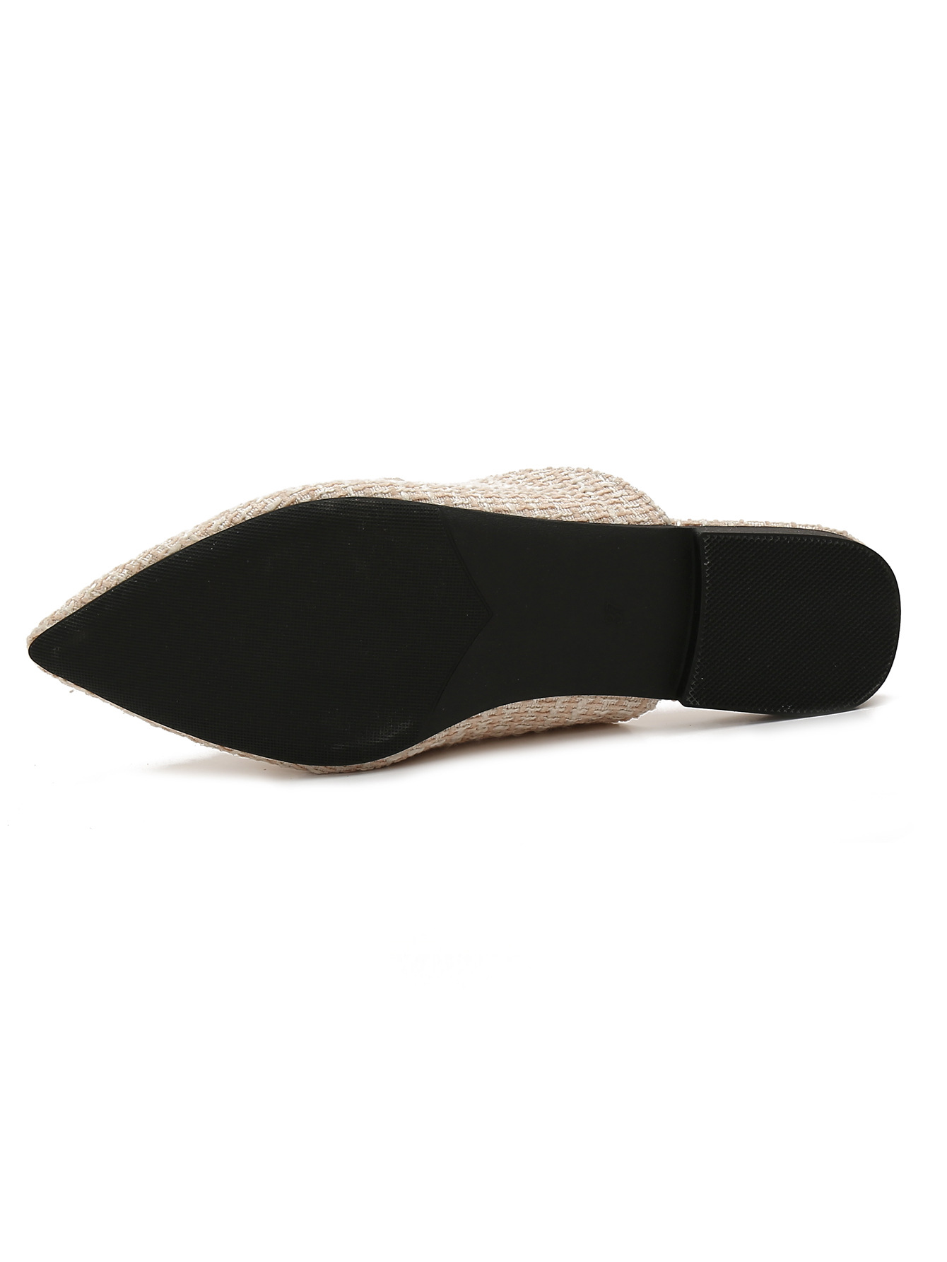 Grenzüberschreitender Sommer, kleiner Duft, modische Damen-Einzelschuhe mit flachem Boden, spitzer Zehenbereich, leerer Baotou-Half-Drag-Außenhandel_voghion.com