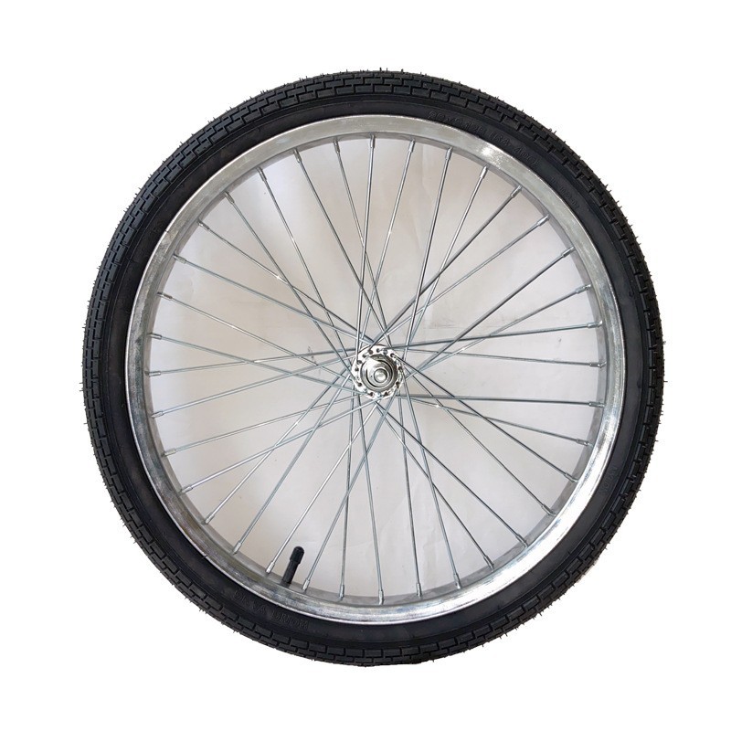 20寸充气辐条轮 覆膜机 拖车轮