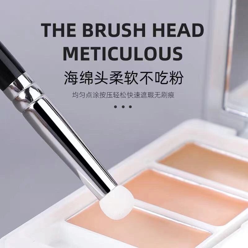 El Maestro de Mao mismo T301 cepillo corrector de doble punta esponja punto cepillo ojeras delineador de ojos cepillo