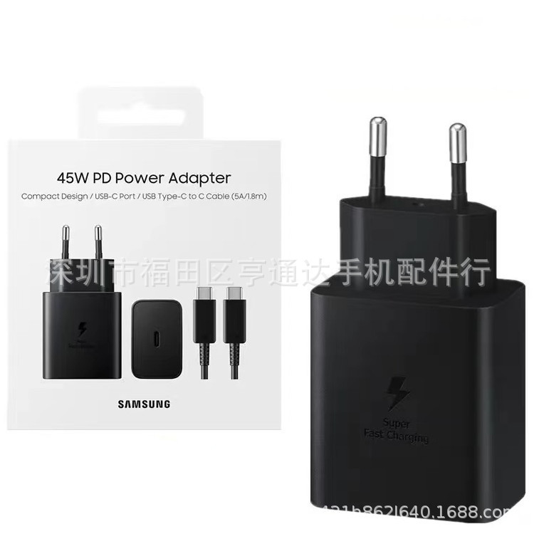 T4510 for Samsung 45W original charger S22 S23 S24Ultra super fast charging head 5A fast charging T4510 for Samsung 45W original charger S22 S23 S24Ultra super fast charging head 5A fast charging