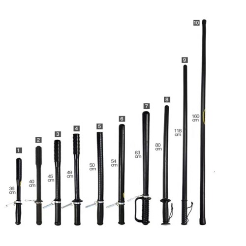 Yudun Anti-riot Stick Rubber Stick Security Duty Anti-Explosion Stick Self-defense Weapon Stick Campus Security PC Stick Multiple Styles