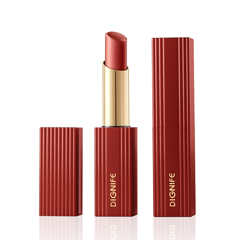 Esperando el lápiz labial Li Fei 999 no es fácil de tocar Taza no fácil de decolorizar hidratante de alto brillo Lápiz labial mate Lápiz labial entrega de una pieza