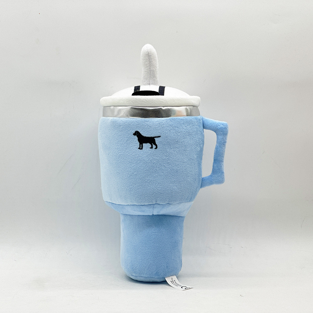 Nuevos gafas transfronterizas juguete perro masticar taza de peluche para aliviar el aburrimiento muñeca BB llamado juguete
