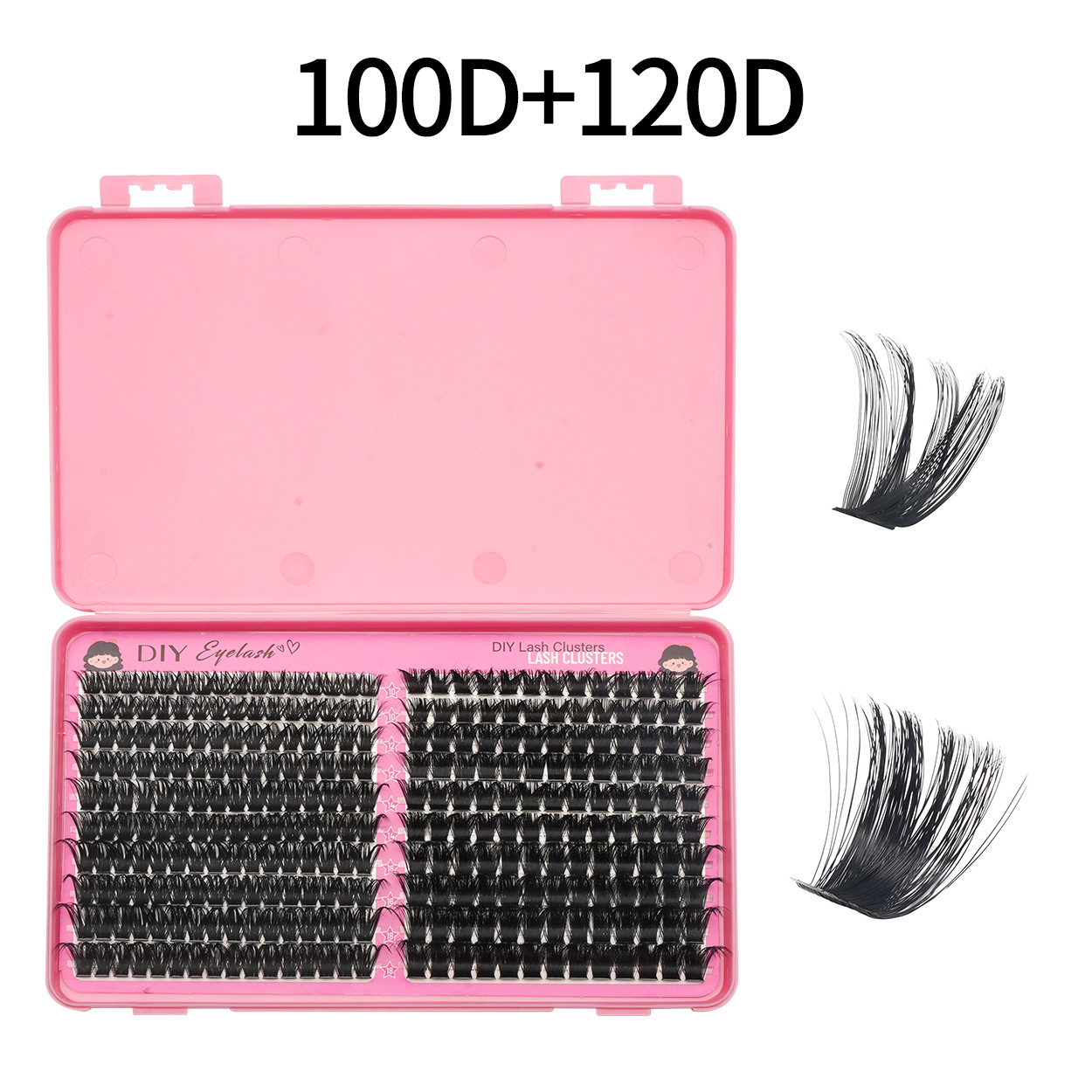 100D + 200D parillas falsas de alta imitación de pelo suave transfronterizo DIY Amazonas comercio exterior europeo y americano parillas segmentación 12 - 20mm