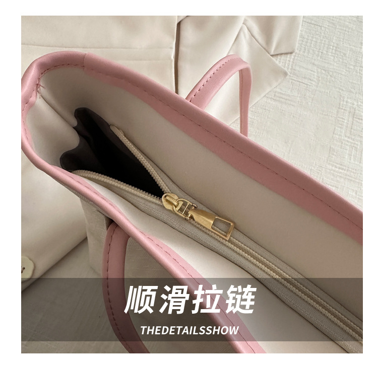 New simple and casual tote bag wholesale, cross-border shopping, commuting, armpit bag, large capacity, trendy and fashionable shoulder bag undefined