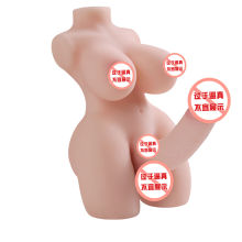 人妖硅胶实体娃娃半身倒模重口味男女共用炮架阳具同志性用品合欢